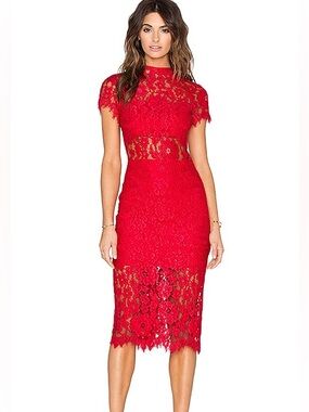 Alexis | Dresses | Alexis Burgundy Lace Dress Sz S